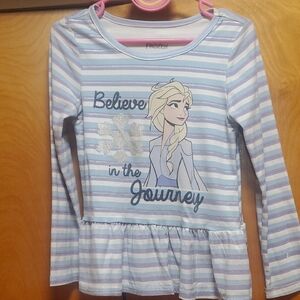 Disney Frozen Long Sleeve Top Size 6
